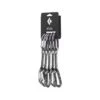 6 Dégaines BLACK DIAMOND Miniwire Quickpack (Gris / Blanc) -Équipement Extérieur Boutique 6 degaines black diamond miniwire quickpack gris blanc