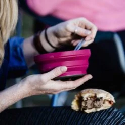 Bols Pliables Lifeventure Silicone Flexibowl (Pink) -Équipement Extérieur Boutique bols pliables lifeventure silicone flexibowl pink 5