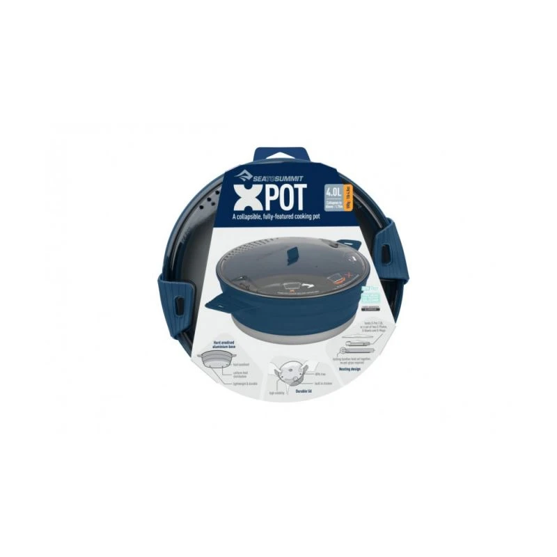 Casserole Pliante Sea To Summit X Pot Large 4l (Navy) 5 Casserole Pliante Sea To Summit X Pot Large 4l (Navy) – Image 3