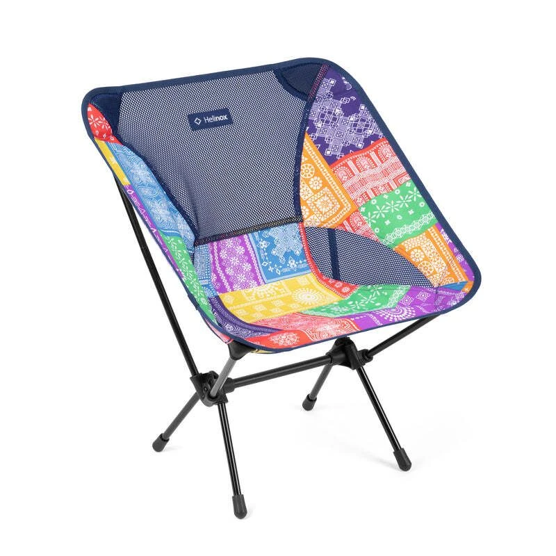 Helinox Chaise De Camping Pliable Chair One (Rainbow Bandanna) 3 Helinox Chaise De Camping Pliable Chair One (Rainbow Bandanna)