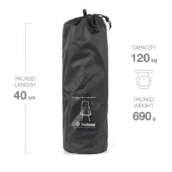 Chaise Zero High Back Helinox (Black) -Équipement Extérieur Boutique chaise zero high back helinox black 8