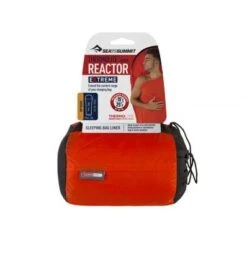 Drap De Sac Sea To Summit Thermolite Reactor Compact + (Noir/Orange) -Équipement Extérieur Boutique drap de sac thermolite reactor compact sea to summit 6