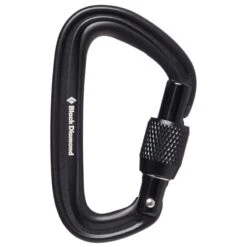 Mousqueton BLACK DIAMOND Liteforge Screwgate Carabiner (Black)