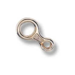 Mini Porte Cle En 8 Avec Anneau Non Monte