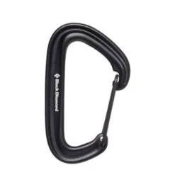 Mousqueton BLACK DIAMOND Litewire Carabiner (Yellow) -Équipement Extérieur Boutique mousqueton black diamond litewire noir 3