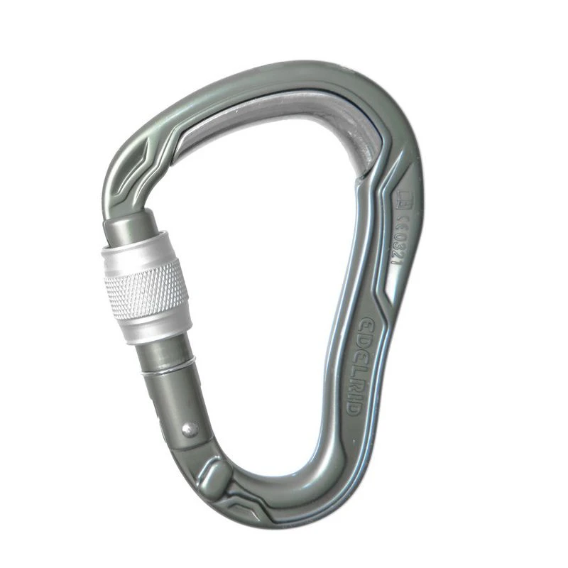 Mousqueton à Vis EDELRID Hms Bulletproof Screw (slate) 3 Mousqueton à Vis EDELRID Hms Bulletproof Screw (slate)