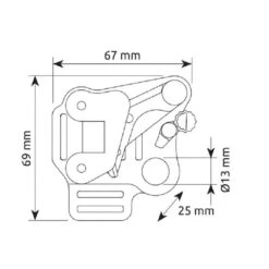 Bloqueur De Pied CAMP Turbofoot Evo Left -Équipement Extérieur Boutique new product 376