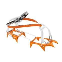 PETZL Crampons LEOPARD FL (orange/gris)