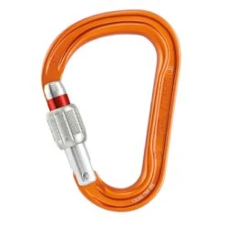 PETZL Mousqueton ATTACHE Screw Lock (Orange)