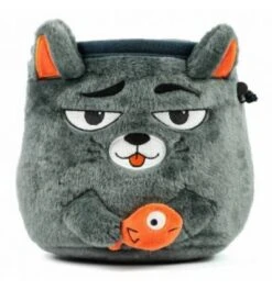 Sac à Magnésie Animaux YY VERTICAL Paresseux -Équipement Extérieur Boutique sac a magnesie animaux yy vertical chat gris
