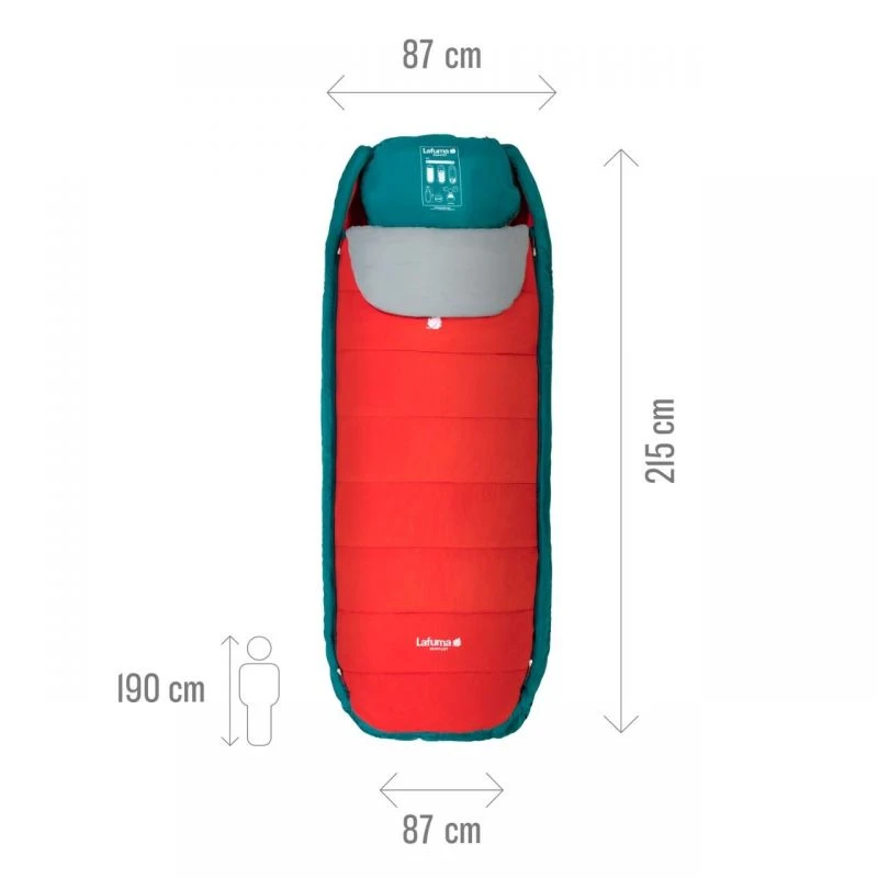 Sac De Couchage LAFUMA Nunavüt (Java Red) 6 Sac De Couchage LAFUMA Nunavüt (Java Red) – Image 4