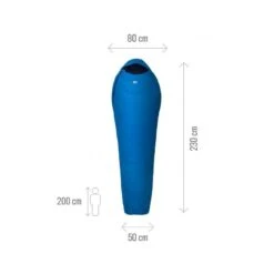 Sac De Couchage MILLET Baikal 750 Long (Sky Diver) -Équipement Extérieur Boutique sac de couchage millet baikal 750 long sky diver 3