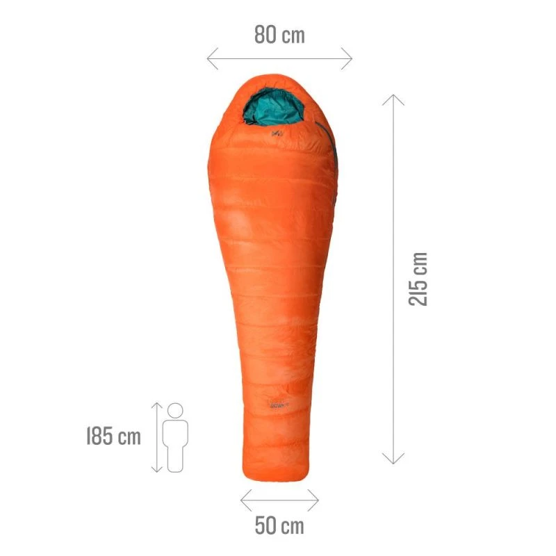 Sac De Couchage MILLET Light Down 5° (orange) 6 Sac De Couchage MILLET Light Down 5° (orange) – Image 4