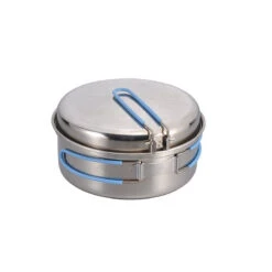 Set Popote Frendo Inox 2P (Argent) -Équipement Extérieur Boutique set popote frendo inox 2p argent 1