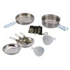 Set Popote Frendo Inox 2P (Argent) 2 Set Popote Frendo Inox 2P (Argent) -Équipement Extérieur Boutique set popote frendo inox 2p argent