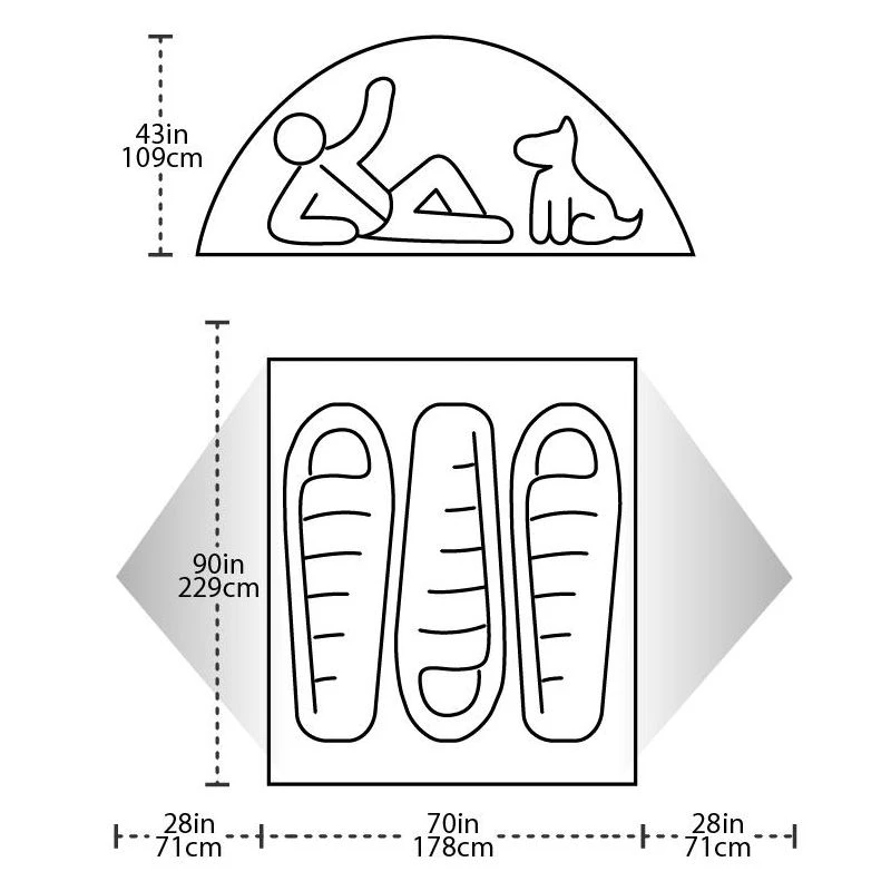 Tente Autoportante Big Agnes Copper Spur 3 Platinum (Gray/orange) 9 Tente Autoportante Big Agnes Copper Spur 3 Platinum (Gray/orange) – Image 7