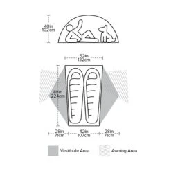 Tente De Randonnée Big Agnes Copper Spur HV UL2 (Olive Green) 5 Tente De Randonnée Big Agnes Copper Spur HV UL2 (Olive Green) -Équipement Extérieur Boutique tente de randonnee big agnes copper spur hv ul2 olive green 1