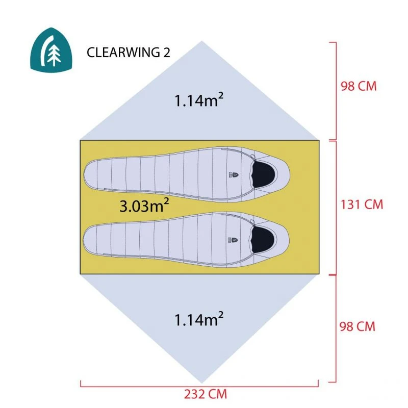 Tente De Randonnée Sierra Designs Clearwing 3000 (Vert) 2 Places 12 Tente De Randonnée Sierra Designs Clearwing 3000 (Vert) 2 Places – Image 10