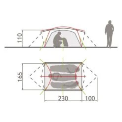 Tente Vaude Mark L 3P (Avocado) -Équipement Extérieur Boutique tente vaude mark l 3p avocado 4