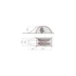 Tente Vaude Power Sphaerio 2p (Orange) 5 Tente Vaude Power Sphaerio 2p (Orange) -Équipement Extérieur Boutique tente vaude power sphaerio 2p orange 1